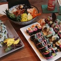 Those colours  at Kimbap Spot in Bochum