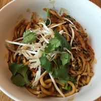 The Japanese Pan Noodles, vegan by default! at Noodles & Company in Bloomington