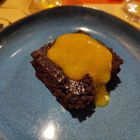 Vegan dessert at Salam in Salamanca