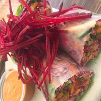 Veggie wrap at Cocina Creative Kitchen in Los Barriles