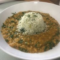 Dal and rice  at Bio.Tequim Vegetariano Restaurante in Tavira