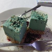 Vegan cheesecake was amazing at Bio.Tequim Vegetariano Restaurante in Tavira