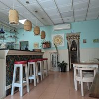 Interior at Bio.Tequim Vegetariano Restaurante in Tavira