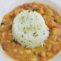 Beans stew at Bio.Tequim Vegetariano Restaurante in Tavira