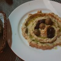 Hummus starter at Bio.Tequim Vegetariano Restaurante in Tavira