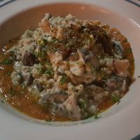 Vegan buckwheat risotto with shiitake mushrooms at Bio.Tequim Vegetariano Restaurante in Tavira