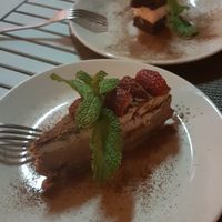 Vegan desserts at Bio.Tequim Vegetariano Restaurante in Tavira