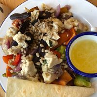 Tofu stir fry  at Orzo People Music Nature in Krakow