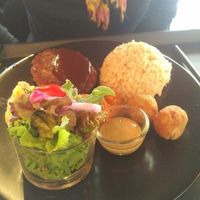Vegetarian plate at Verita in Takamatsu