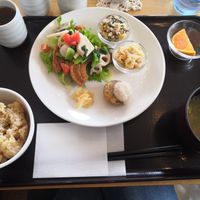 Daily lunch menu at Restaurant Bios in Tokushima