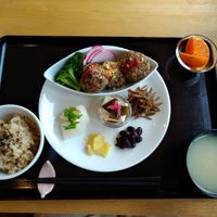 Menu of the day. Very delicious and healthy. All vegan and prepared freshly in front of your eyes.
It's cheap, only 900 yen for all of this.
English menu available at Restaurant Bios in Tokushima