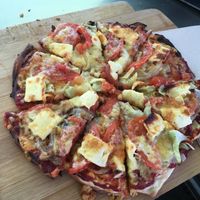 vegan, vegetarian, pizza at Nature's Plate in Willunga