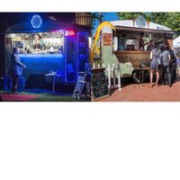 van at night and in the day at Nature's Plate in Willunga