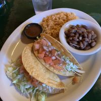 Tasty vegan potato tacos   at Habanero's Fresh Mex in Las Cruces