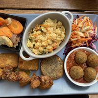 Vegan mix at El Vegetariano de la Alcazabilla in Malaga