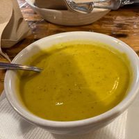 Creamed vegetable soup. at El Vegetariano de la Alcazabilla in Malaga