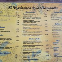  at El Vegetariano de la Alcazabilla in Malaga