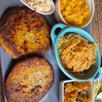 Seitan burger at El Vegetariano de la Alcazabilla in Malaga