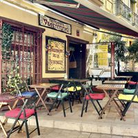 Lovely patio  at El Vegetariano de la Alcazabilla in Malaga