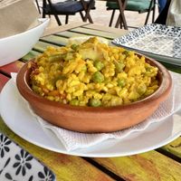 Paella  at El Vegetariano de la Alcazabilla in Malaga