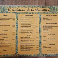  at El Vegetariano de la Alcazabilla in Malaga