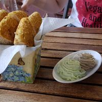 Veganesa de soja at El Vegetariano de la Alcazabilla in Malaga