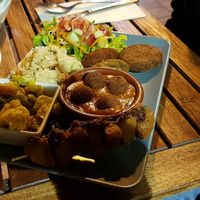 Surtido de tapas vegano at El Vegetariano de la Alcazabilla in Malaga