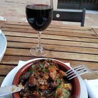 Mushrooms with chilli at El Vegetariano de la Alcazabilla in Malaga