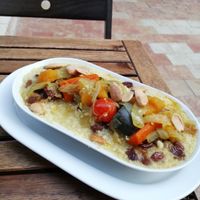 Vegan Cous cous at El Vegetariano de la Alcazabilla in Malaga