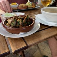 Mushrooms Pil pil at El Vegetariano de la Alcazabilla in Malaga