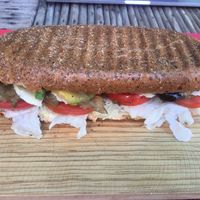 Torta con seitan y queso de papa - todo vegano at Comiendo Sano Mi Tienda de la Salud in Mazatlan