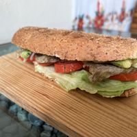 The classic torta. It was very tasty. I really enjoyed eating this and I would definitely return.  at Comiendo Sano Mi Tienda de la Salud in Mazatlan