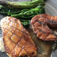 Meaty mushrooms  at Aloft in Hobart
