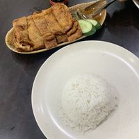 Vege goose with plum sauce   at Gaya Vegetarian in Kota Kinabalu