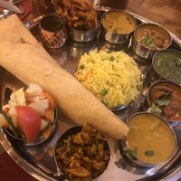 Pre theatre thali   at Herb Restaurant in Leicester