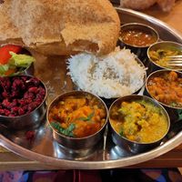 Thali at Herb Restaurant in Leicester