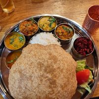 Business thali at Herb Restaurant in Leicester
