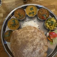 Slim thali   at Herb Restaurant in Leicester