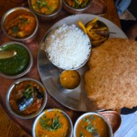 Herb Special Thali at Herb Restaurant in Leicester