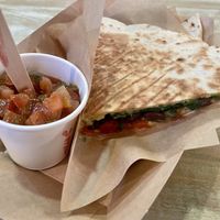 Quesadilla at Edgy Veggy in Sofia