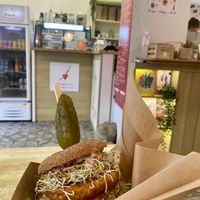 Amazing burger !  at Edgy Veggy in Sofia