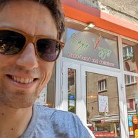 The storefront at Edgy Veggy in Sofia