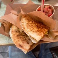Quesadilla at Edgy Veggy in Sofia
