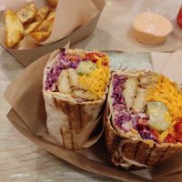 Tempeh Burrito at Edgy Veggy in Sofia