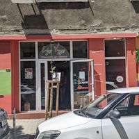 Outside of Edgy Veggy. at Edgy Veggy in Sofia