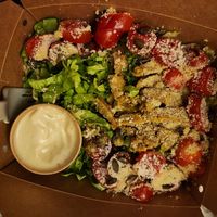 Caesar salad at Edgy Veggy in Sofia