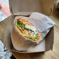 Unchicken Burrito at Edgy Veggy in Sofia