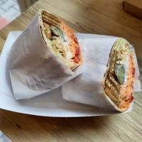 Tempeh Burrito at Edgy Veggy in Sofia