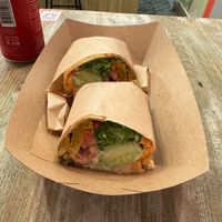 No-chicken burrito at Edgy Veggy in Sofia