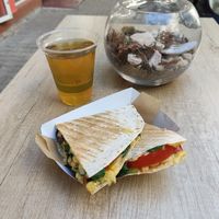 Quesadilla at Edgy Veggy in Sofia